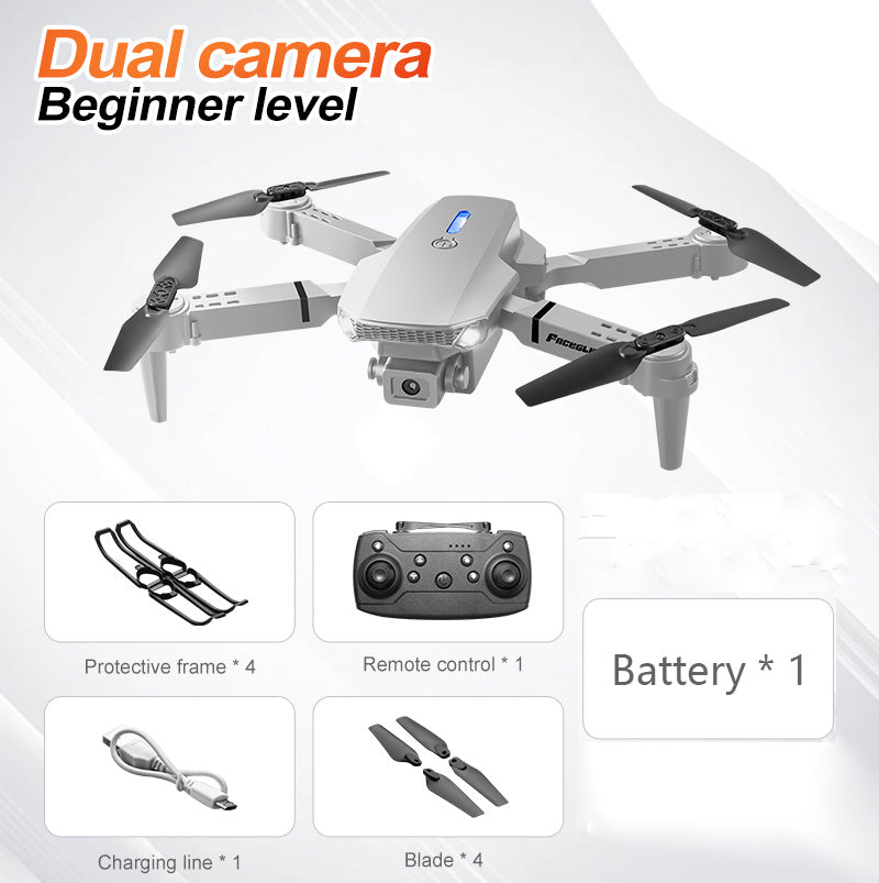 E88 Dual-Camera Drone – WiFi FPV Faltbarer Quadcopter für Anfänger