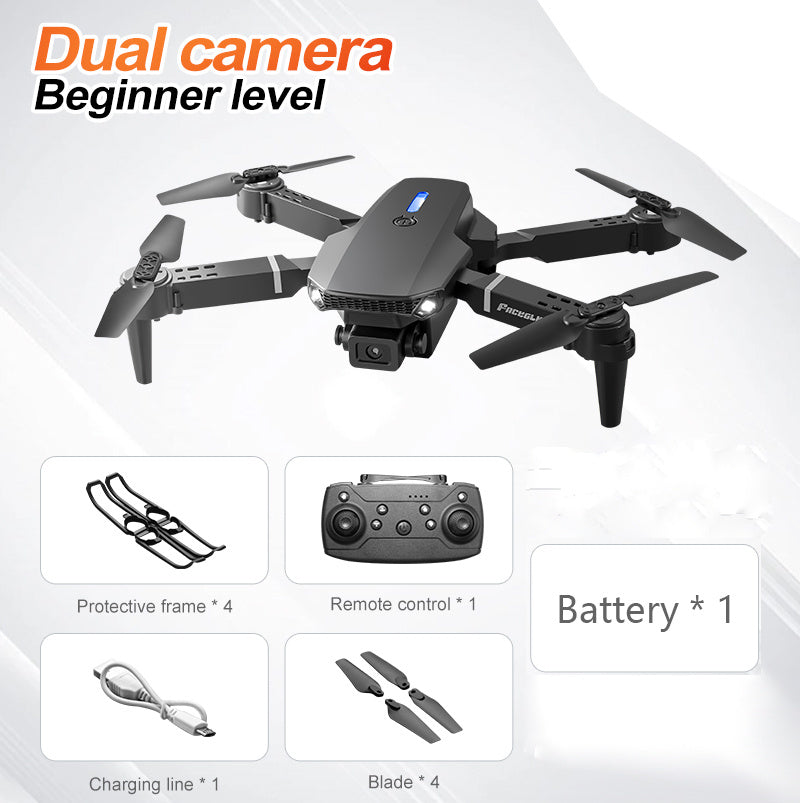 E88 Dual-Camera Drone – WiFi FPV Faltbarer Quadcopter für Anfänger