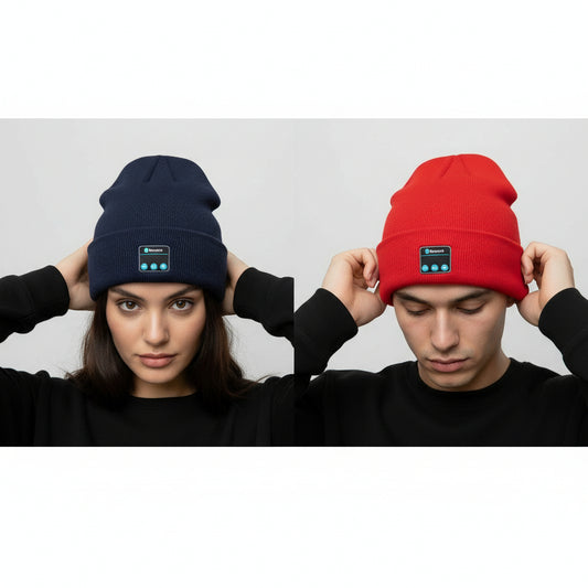 Bluetooth Wintermütze mit Kopfhörer – Musik hören, telefonieren & warm bleiben